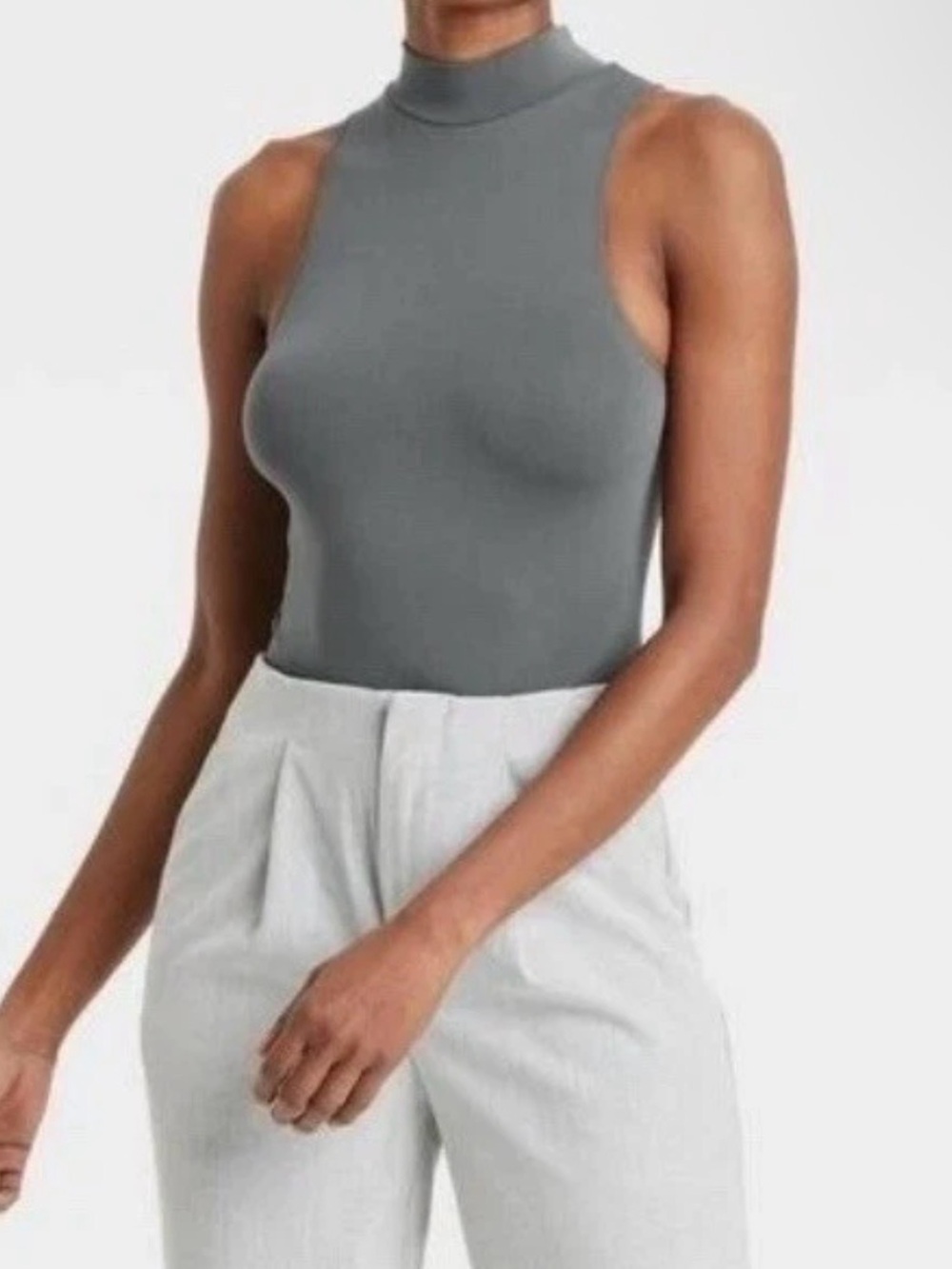 Women's Seamless Tank Bodysuit - A New Day Gray
Size Medium
New with Tag